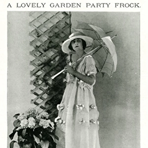 A garden party frock by Lucile, 1920