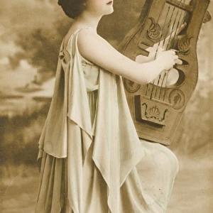 Greek harp player