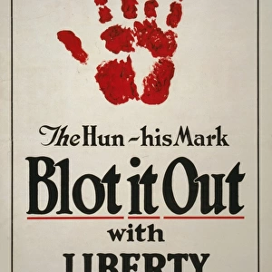 The Hun - His mark - Blot it out with Liberty Bonds