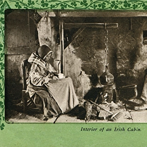 Interior of a Northern Irish Cabin