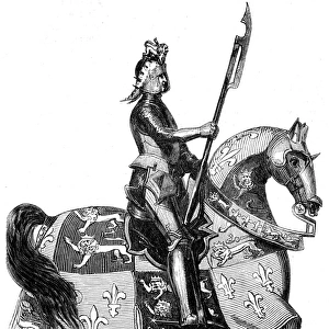 King Henry VI wearing armour