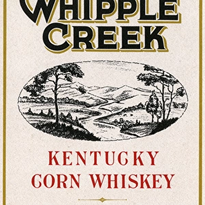 Label for Whipple Creek, Kentucky Corn Whiskey
