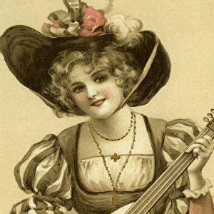 Lady with a lute