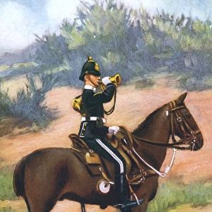 Mounted Trumpeter of the Army Service Corps
