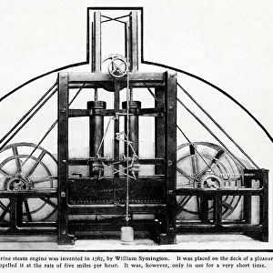 Original marine steam engine invented by Symington