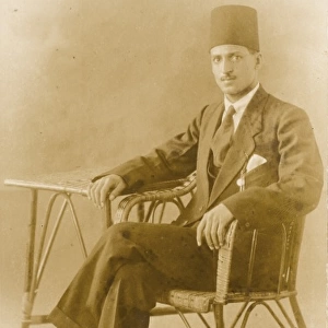 Ottoman gentleman - seated