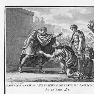 Papirius Cursor spares Fabius