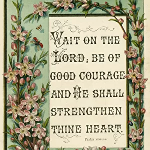 Religious verse 1885