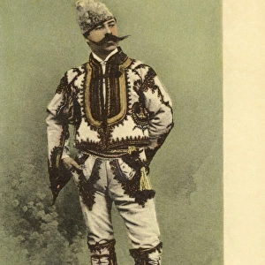 Romanian Man in traditional costume