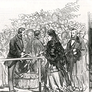Royal Wedding 1874 - distribution of bridal cake
