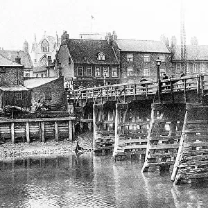 Selby Toll Bridge early 1900s