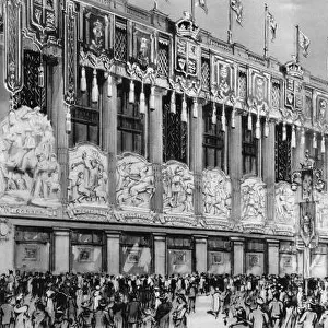 Selfridges decorated for the 1937 Coronation