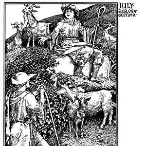 Shepherds Calendar - Months of the year - July