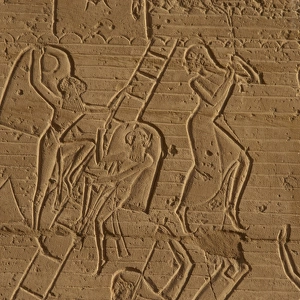The Siege of Dapur (1269 B. C. ). Egyptian princes assault tow