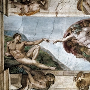 Sistine Chapel. The Creation of Adam. 1510. VATICAN