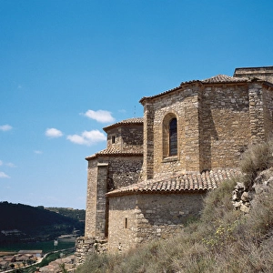 Spain. Catalonia. Guimera. Santa Maria parish church. Built