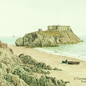 St Catherine's Rock, Tenby, Pembrokeshire, South Wales