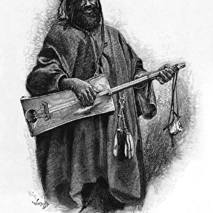 Sudanese rebec player