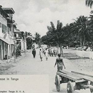 Tanzania, Africa - Main Street in Tanga