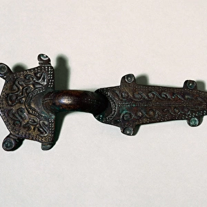 Visigothic art. Spain. Pin of bronze. 6th-7th century. From