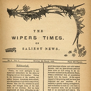 The Wipers Times, or Salient News, 1916
