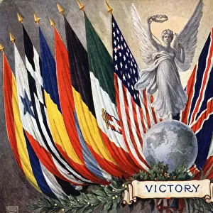 WW1 - Victory - The flags of the victorious nations