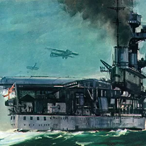 WW2 - HMS Hermes Aircraft Carrier