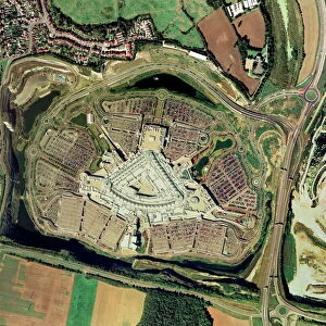 Bluewater shopping centre, aerial image