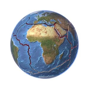 Global tectonics, African Plate C016 / 0577