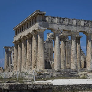 Afea Temple, Aegina, Saronic Islands, Greek Islands, Greece, Europe
