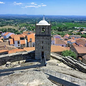 Castle bell and clock tower, Castelo Novo, Historic village around Serra da Estrela