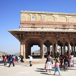 Diwan-e-Khas, Amber Fort Palace, Jaipur, Rajasthan, India, Asia