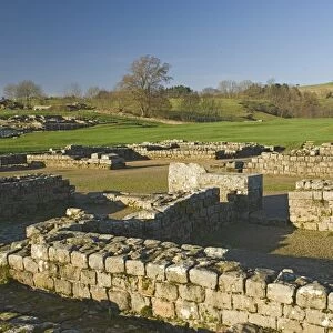 Headquarters building, Roman settlement and fort at Vindolanda, Roman Wall south