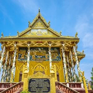 Kan Doeng Pagoda (Wat Kan Doeng), Battambang, Cambodia, Indochina, Southeast Asia, Asia