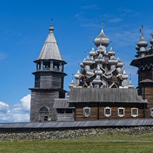 Kizhi Pogost, Transfiguration Church, UNESCO World Heritage Site, Kizhi Island, Karelia