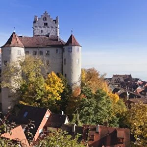 Old Castle in autumn, Meersburg, Lake Constance (Bodensee), Baden Wurttemberg, Germany, Europe