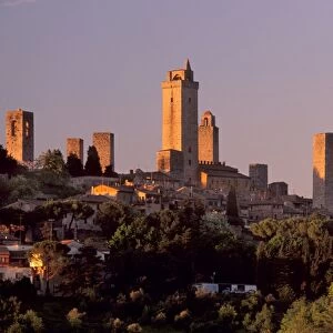 San Gimignano delle belle Torri at sunset