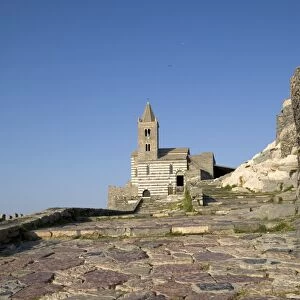 St. Peters church, Portovenere, UNESCO World Heritage Site, Liguria, Italy, Europe