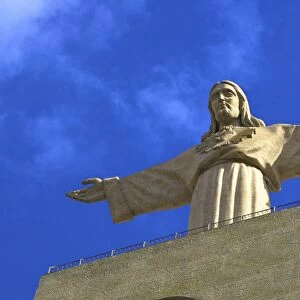 Statue of Christ, Cristo Rei, Lisbon, Portugal, South West Europe