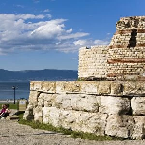Thracian ruins, Nesebar, Black Sea Coast, Bulgaria, Europe