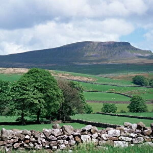 View of Pen-y-ghent, Ribblesdale, Yorkshire, England, United Kingdom, Europe