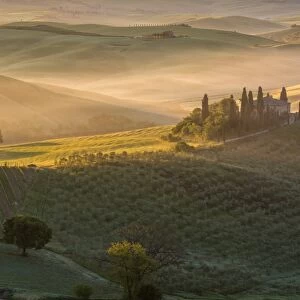 The Belvedere at San Quirico d Orcia. Tuscany Italy