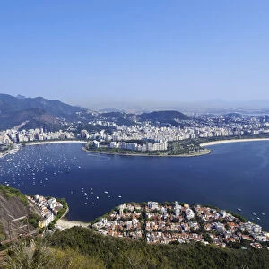 Brazil, State of Rio de Janeiro, City of Rio de Janeiro, Sugarloaf Mountain, View of Rio