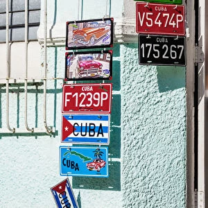Colourful Souvenir Plates in Cienfuegos, Cienfuegos Province, Cuba