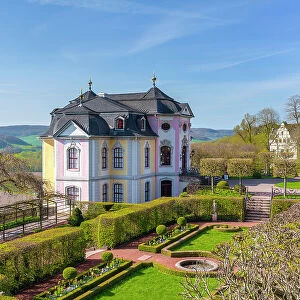 Dornburger Schloesser - Rococo castle and castle garden, Dornburg Castles, Saale valley, Dornburg-Camburg, Thuringia, Germany