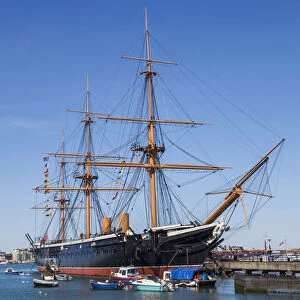 England, Hampshire, Portsmouth, Portsmouth Navel Dockyard, HMS Warrior, 1861