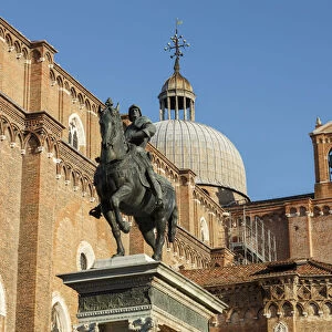 The Equestrian Statue of Bartolomeo Colleoni by Verrocchio on the Campo Santi Giovanni