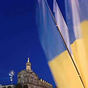 Independence day, Ukrainian national flags, Maidan Nezalezhnosti (Independence Square)
