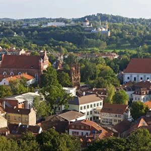 Lithuania, Vilniusview over the Old Town