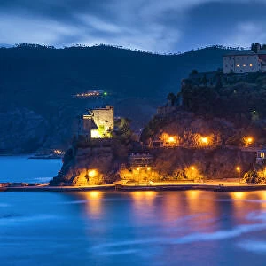 Monterosso al Mare at Night, Cinque Terre, Liguria, Italy
